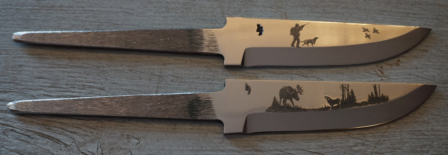 15n20 medium knivblad, gravert